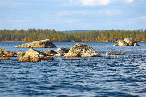 Lake Inari Lapland Finland Stock Photo Image Of Finland Water