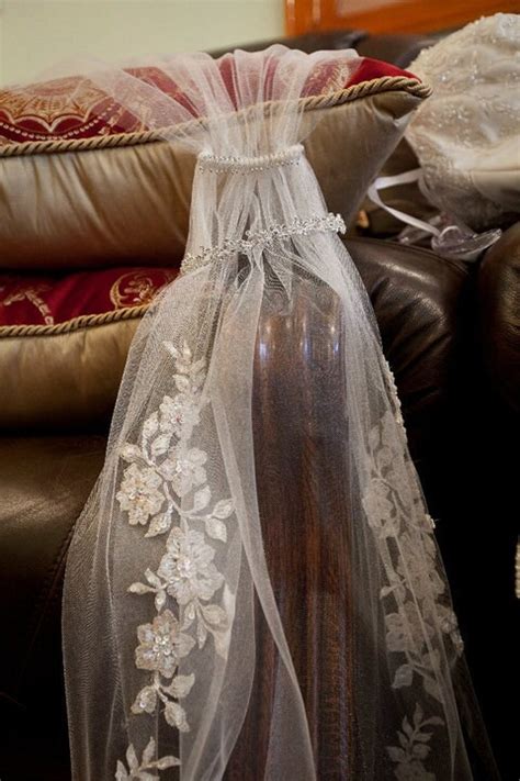 Wedding Veil Two Tier Veil With Gorgeous French By Alisabrides