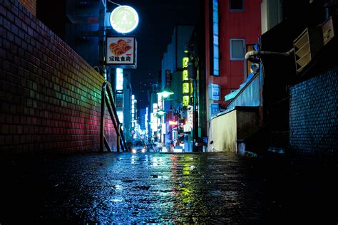 Japan Tokyo Urban Lights Neon K Hd World K Wallpapers Images Backgrounds Photos And Pictures