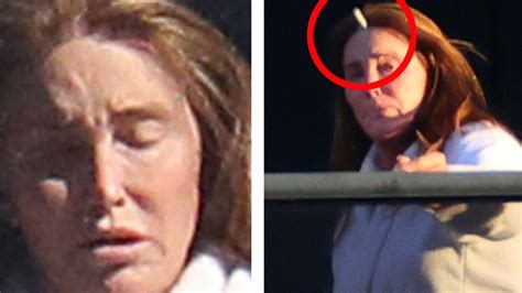 Caitlyn Jenner Spotted Flicking Her Cigarette Of A Balcony While In Hotel Quarantine In Sydney