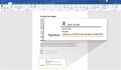 How To Do A Signature On Word