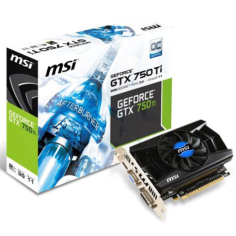 The geforce gtx 750 ti is comparable to the nvidia geforce gtx 860m for laptops that features the same chip with slightly slower clock rates and therefore also performance. MSI GeForce GTX 750 Ti OCV1 2GB - Carte graphique MSI sur ...