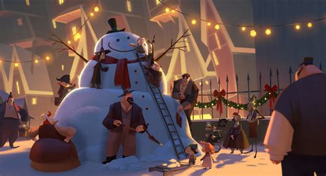 Hogyan próbálja egy család megmenteni a karácsonyát. Klaus de Sergio Pablos - Le Public Système Cinéma