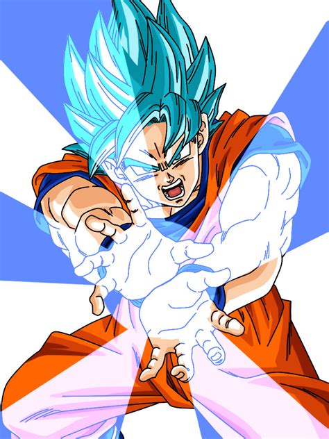 Goku Super Saiyan God Blue By Yeyetv On Deviantart