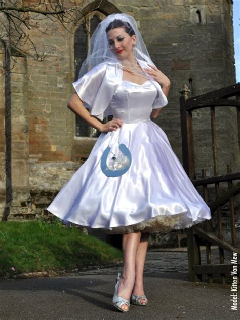 1950s Halterneck White Satin Dress From Vivien Of Holloway