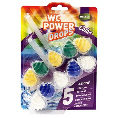Wc Deodorante Power Drops Color X2 Relevi Gr110 Lecommerce Secondo
