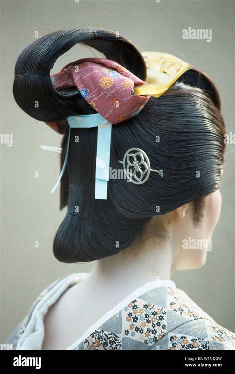 Geisha Japan And Back View Hi Res Stock Photography And Images Alamy
