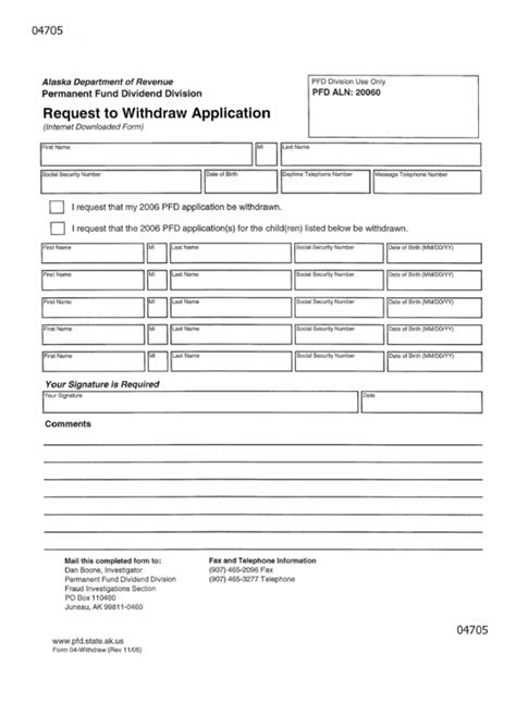 Delta dental of california p.o. Form 04705 - Request To Withdraw Application November 2005 printable pdf download