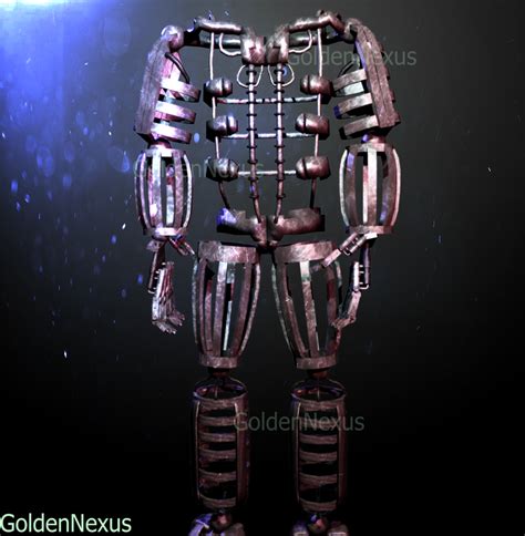 Stylistic Springlock Endoskeleton Wip By Goldennexus On Deviantart