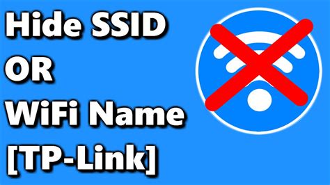 Hide Ssid Wifi Name On Tp Link Router Youtube