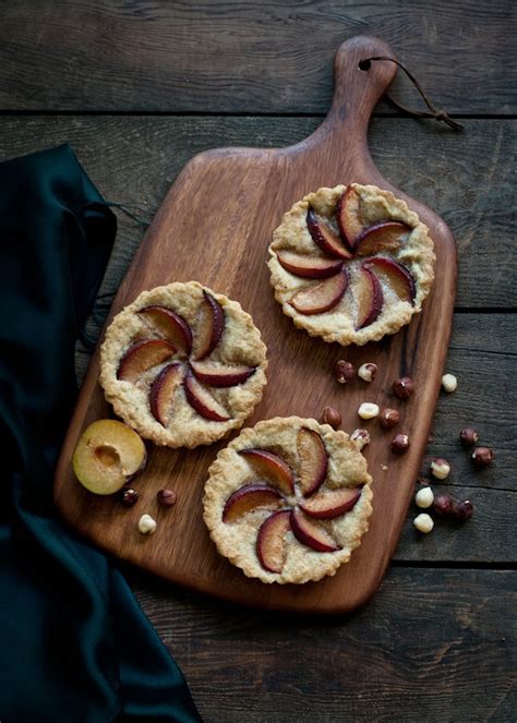 Desserts For Breakfast Morning Hazelnut Plum Tarts