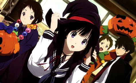 Hyouka Halloween Anime Anime Girls Anime Boys Chitanda Eru Fukube