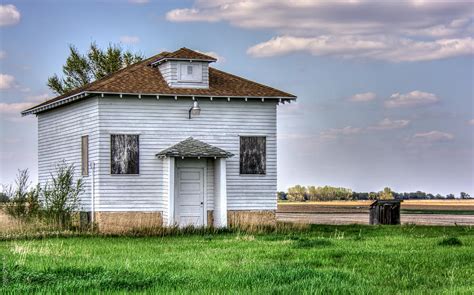 Country Schoolhouse With Outhouse Photograph By M Dale Pixels