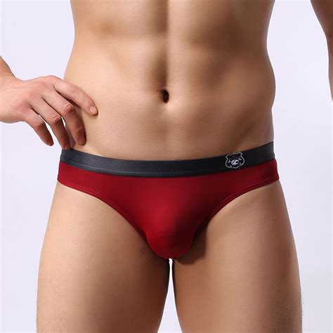 Brand Brave Person Men Gay Briefs Sexy Underwear Briefs Low Waist Underpants Men Sexy Briefs