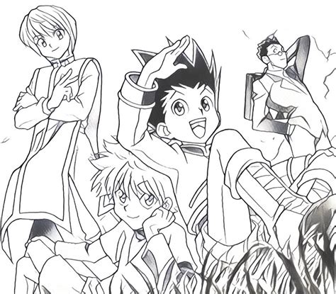 Hunter X Hunter Gon Coloring Pages Coloring Pages