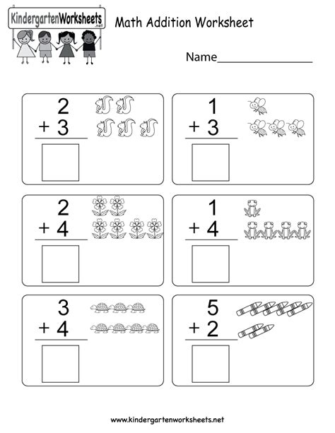 Addition Color By Number Worksheets Kindergarten Mom Addition Color