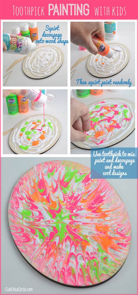 Toothpick Painting Crafts For Kids Pictures Photos And Images For