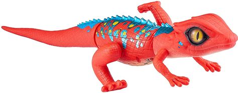 Robo Alive Lurking Lizard Robotic Pet Figure Red Blue Zuru Toys Toywiz