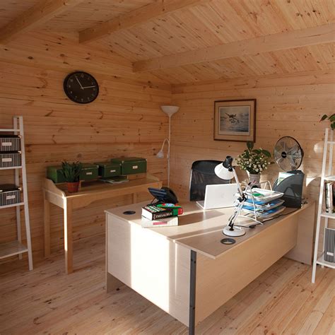 Work From Home In A Log Cabin Garden Office The Shedstore Blog