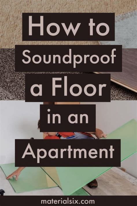 How To Soundproof The Floor In Apartment Soundproof Room Diy