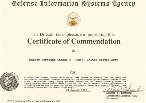 Get Our Example Of Army Achievement Medal Certificate Template