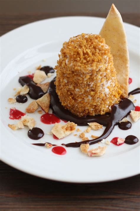 Mexican Fried Ice Cream Served 3 Ways Dessarts