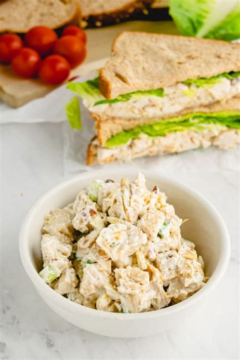 Chicken Almond Salad Sandwiches Recipe Girl