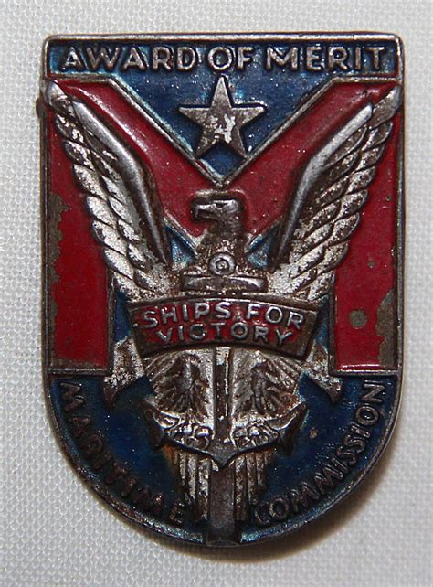 I126 Wwii Home Front Maritime Commission Ships For Victory Pin B And B