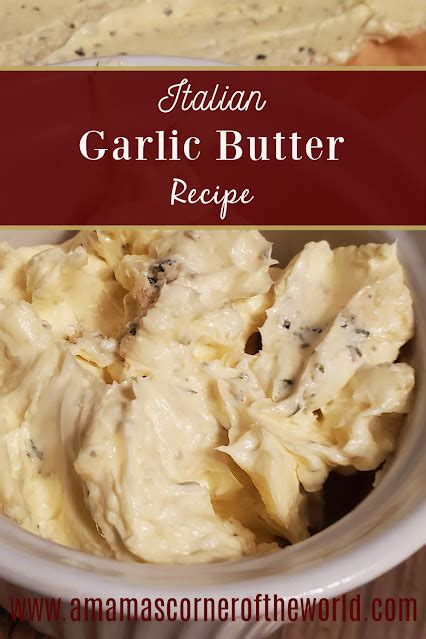 Italian Garlic Butter Spread Recipe For Garlic Bread