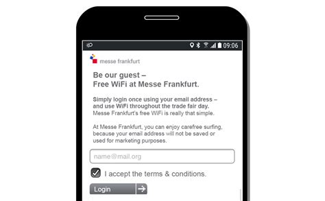 # check if it is a vodafone community ap. Always Online at Messe Frankfurt Trade Fairs