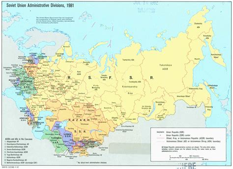 Russia And The Former Soviet Republics Maps Perry Castañeda Map