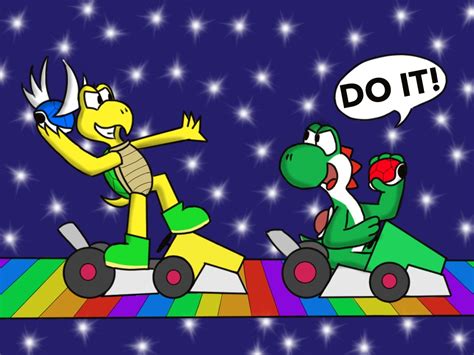 Mario Kart Yoshi And Koopa T By Rubengr98 On Deviantart
