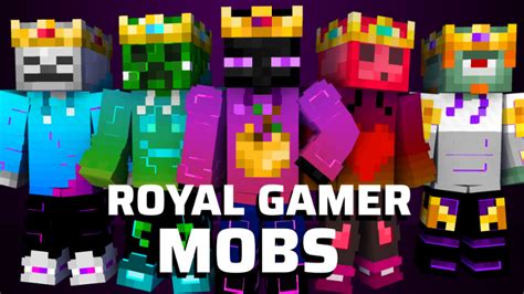 Royal Gamer Mobs By Pixelationz Studios Minecraft Skin Pack