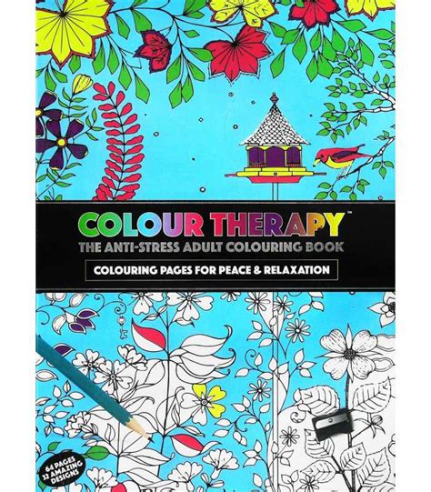 Adult Colour Therapy Anti Stress Colouring Book 5025572812443