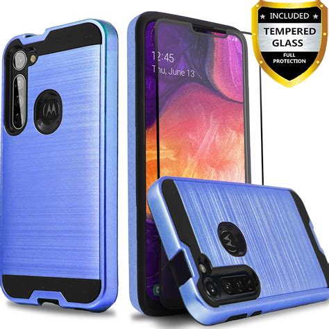 Motorola Moto G Power Phone Case 2 Piece Style Hybrid Shockproof Hard Case Cover With Temerped