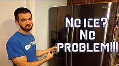 Samsung Ice Maker not making Ice? Here is a quick fix video for any side-by-side fridge.