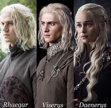 Rhaegar Viserion And Daenerys Targaryen Game Of Thrones Asoiaf