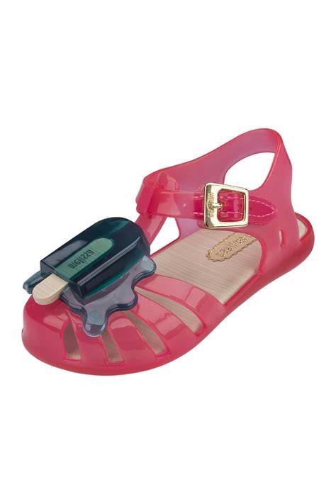 Mini Melissa Mini Aranha Lollypop Sandal Shoe in Pink