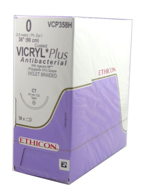 Ethicon Vicryl Plus 0 Antibacterial Suture Shop Sea Lion
