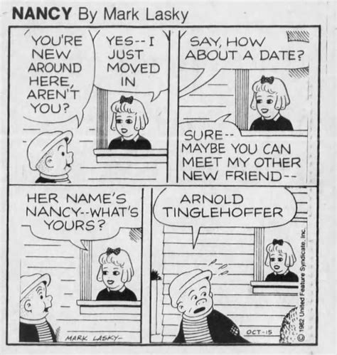 nancy comics by ernie bushmiller on twitter nancy by mark lasky oct 15 1982