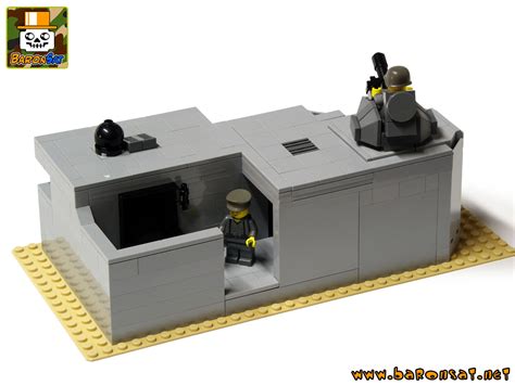 Lego Moc Turret And Observation Bunker Custom Brick Model