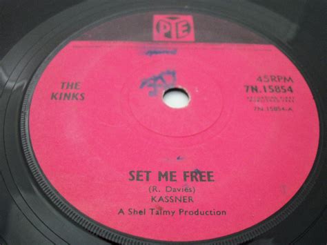 the kinks set me free 7 inch single top hat records