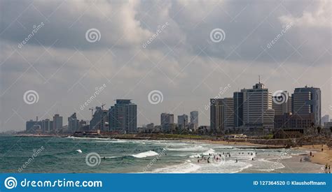 Tel aviv beach water outdoor gripe water outdoors outdoor games the great outdoors. Tel Aviv Israel, Panorama View Beach Editorial Image ...