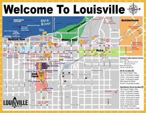 Louisville Ky Tourist Map Literacy Ontario Central South