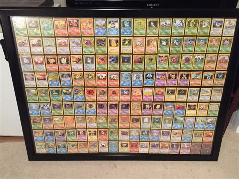After A Few Months Finally Finished Framing My Base Set Collection