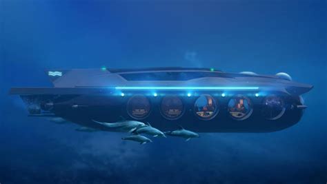 This Insane Superyacht Submarine Hybrid Looks Like A Lavish Underwater