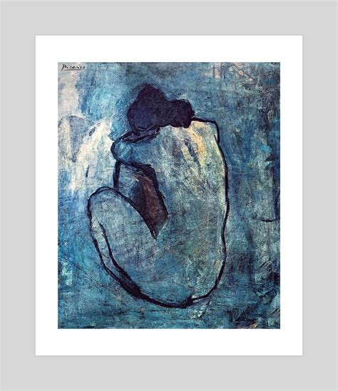 Blue Nude By Pablo Picasso Art Print Etsy