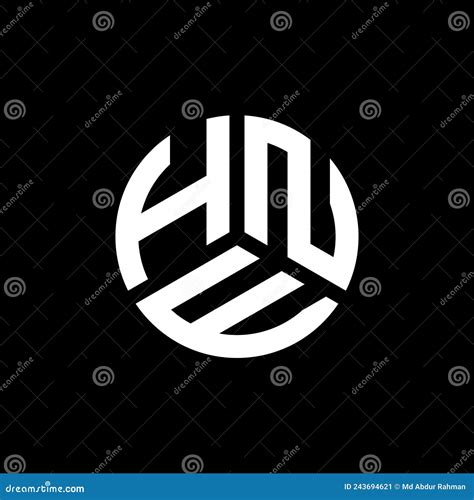 Hne Letter Logo Design On White Background Hne Creative Initials