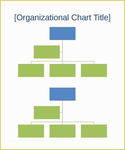 Hierarchy Chart Template Free Of Organizational Chart Template 13