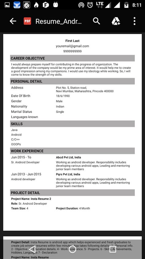 Resume help improve your resume with help from expert guides. Resume PDF Maker / CV Builder for Android - Free download ...